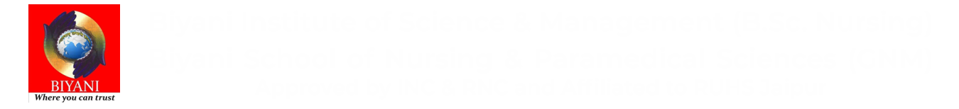 Biyani School of Nursing & Paramedical Sciences (GNM)